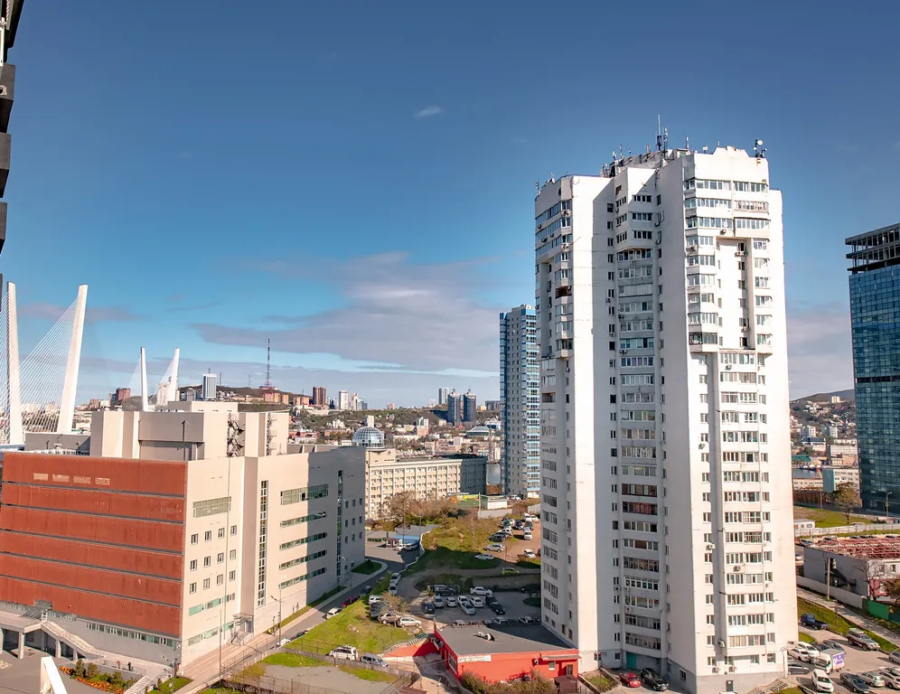 Квартира Квартира Высокий этаж, возле театра и моста — Владивосток