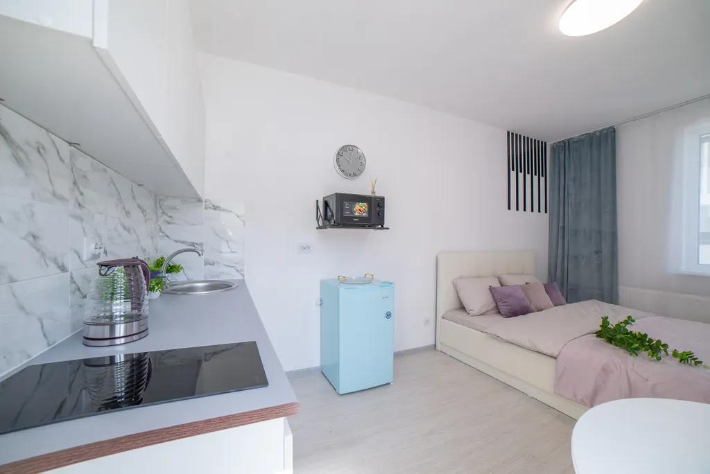 Студия с балконом на Отрадной 1 для двоих гостей