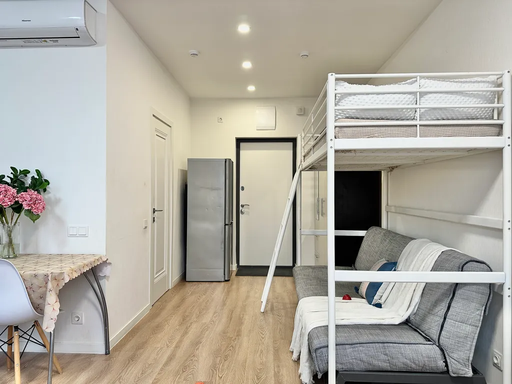 Студия в районе Остафьево, Силикатная - не берем плату за уборку