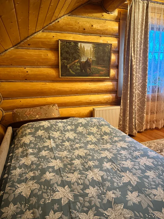 Дом-баня в деревенском стиле