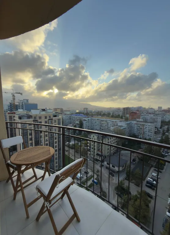 Уютная студия с видом на море