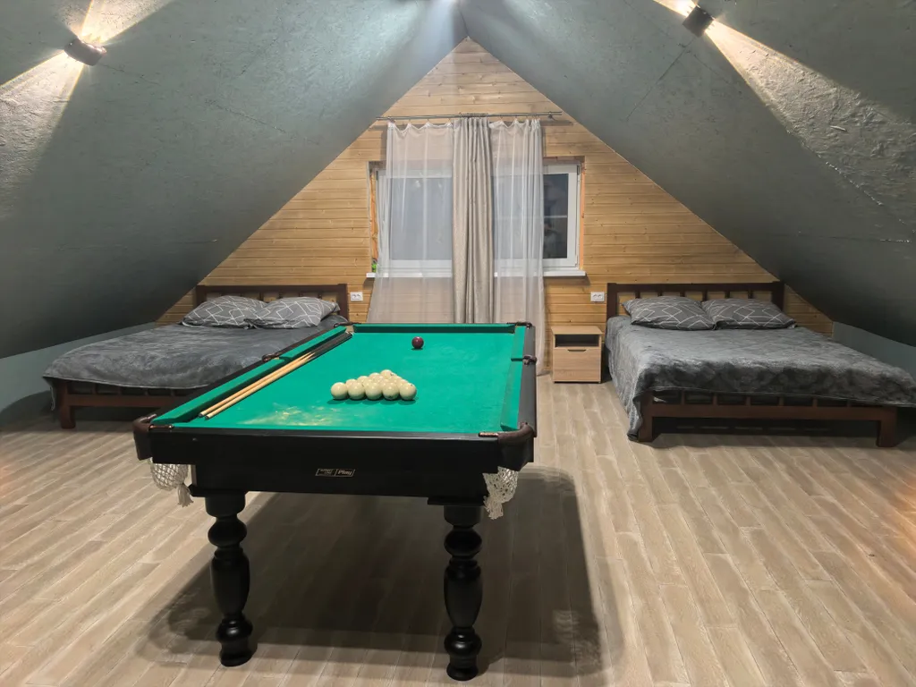 Коттедж Новый дом у озера с бесплатным бильярдом, рядом с турбазой Чайка — Ланино