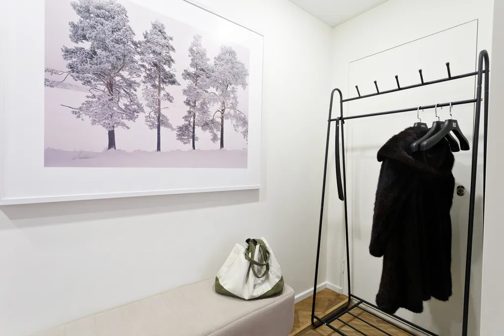 Дизайнерская квартира с камином