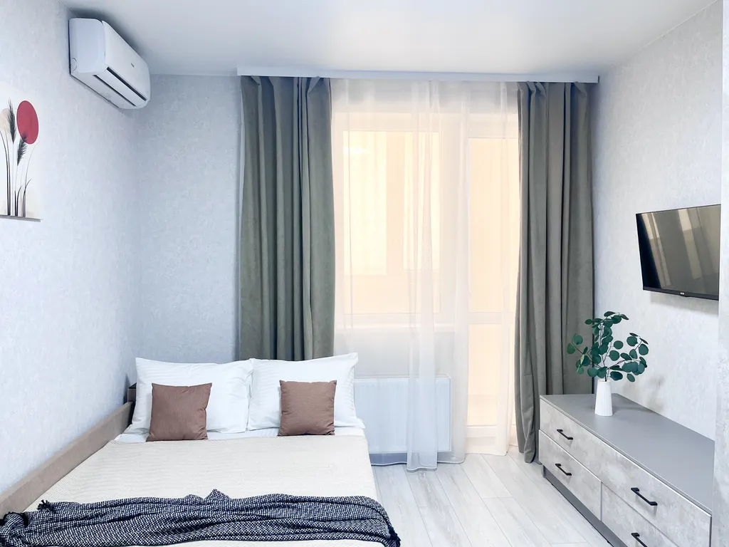 Уютная студия для 2-х с лоджией