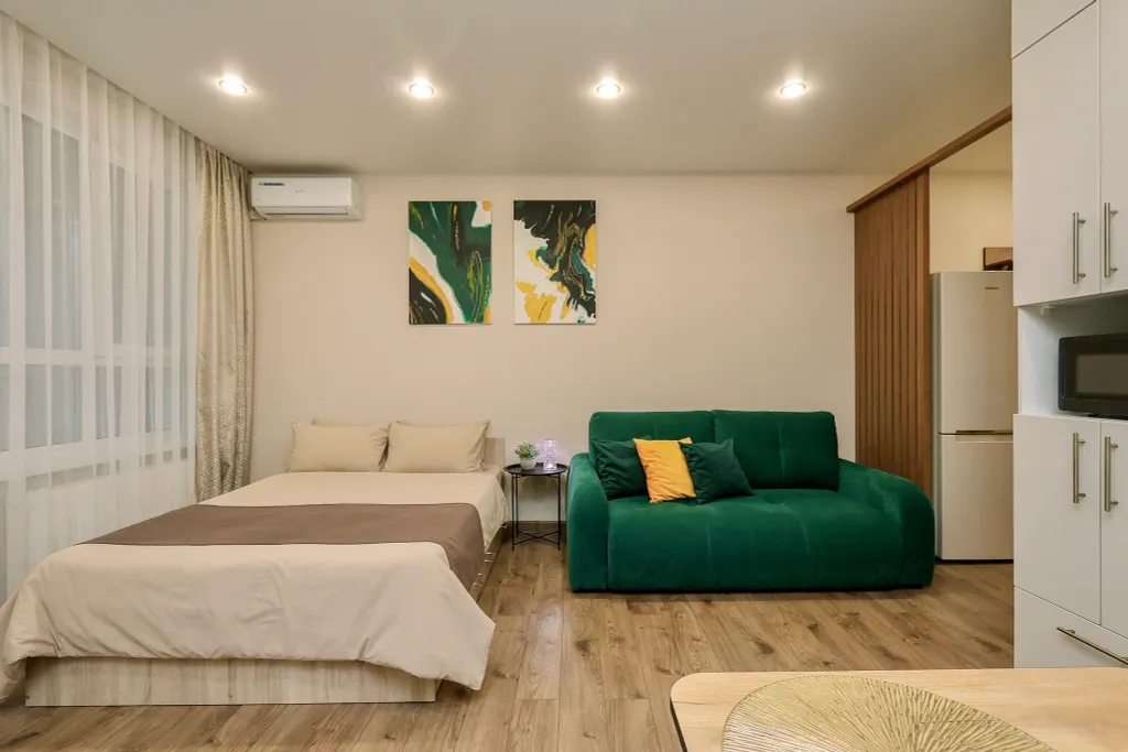 4 Угла: Студия в новом  ЖК РИВЬЕРА, вблизи достопримечательностей