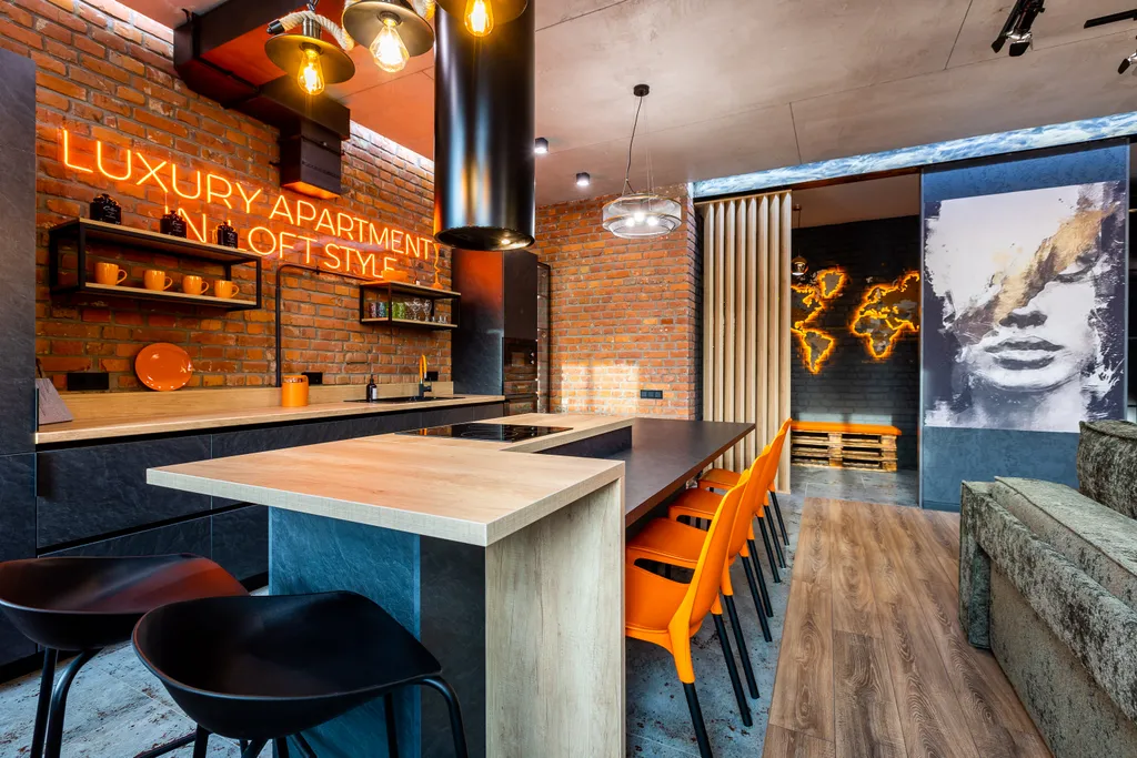 Квартира Luxury apartment in loft style — аренда посуточно в Минск