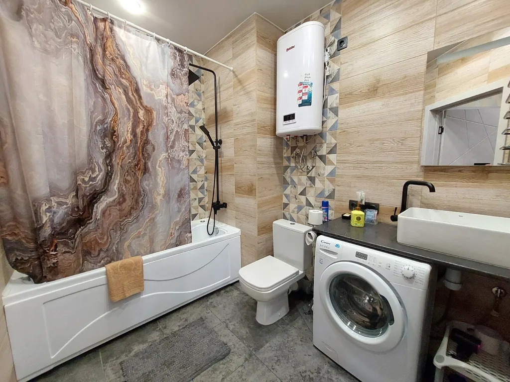 Однокомнатная квартира гостиничного типа, чек qr