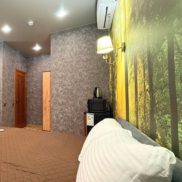 Уютная студия с двуспальной кроватью