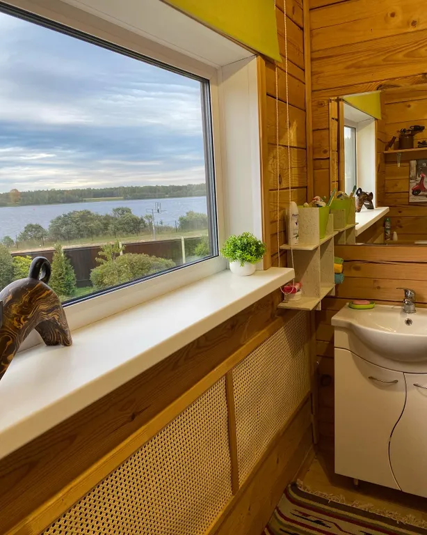 Дом-баня с видом на Волгу