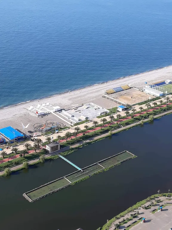 Апартаменты орби сити с видом на море на первой линии от моря