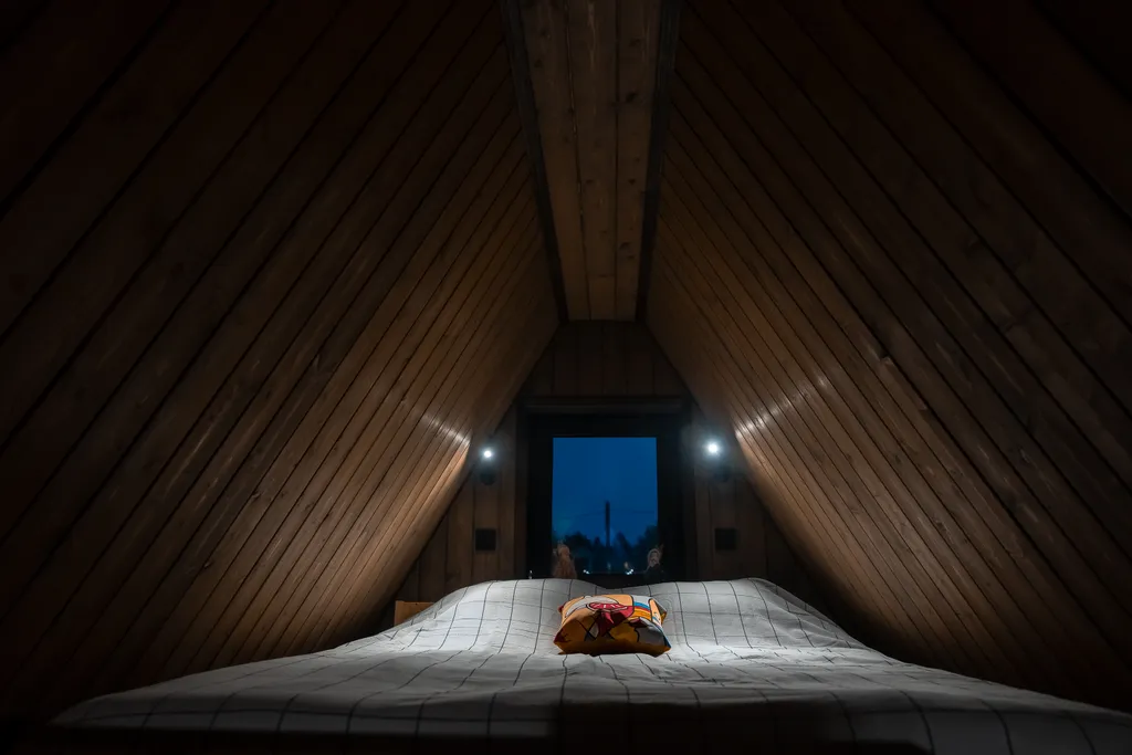 Дом А-Фрейм 42м2 с террасой №1