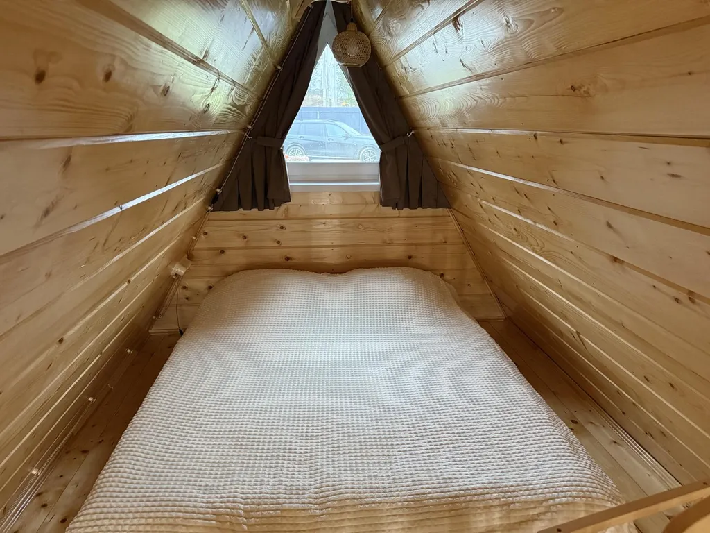A-frame Петрол домик из дерева 4х местный