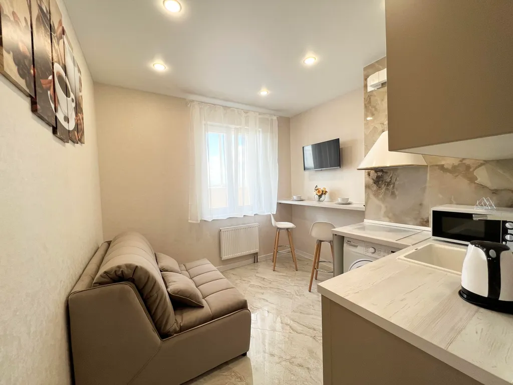 Уютная однушка с тремя отдельными спальными местами