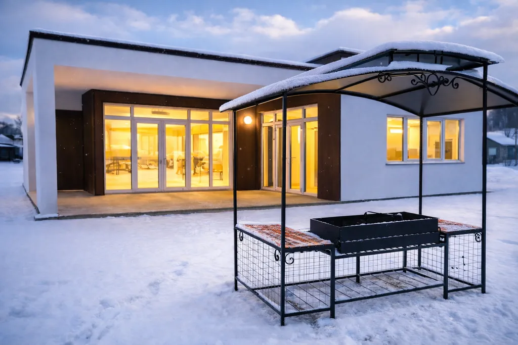 Коттедж Дом Белый Гусь в КП Сосновские Горки рядом с курортом Игора — аренда посуточно в Сосново