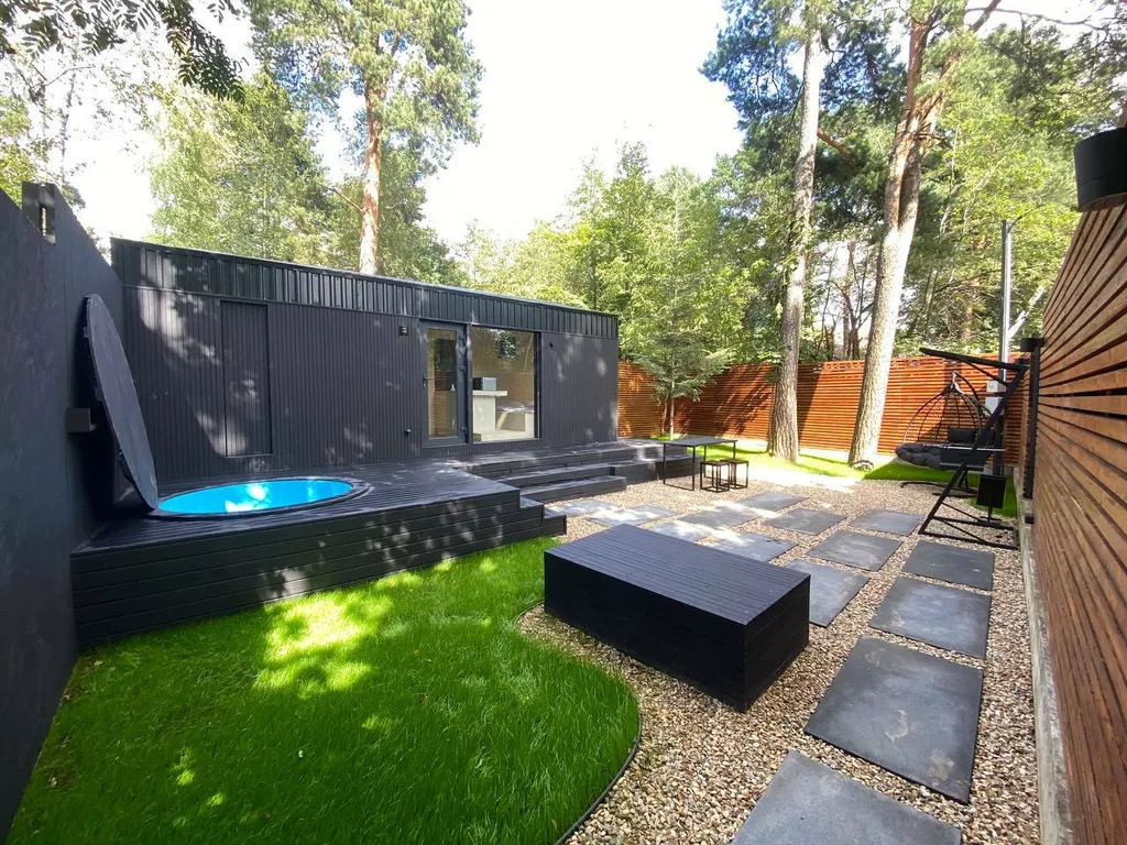 Коттедж Ультрасовременный домик для отдыха вдвоем с сауной, купелью, мангалом — аренда посуточно в Немчиновка