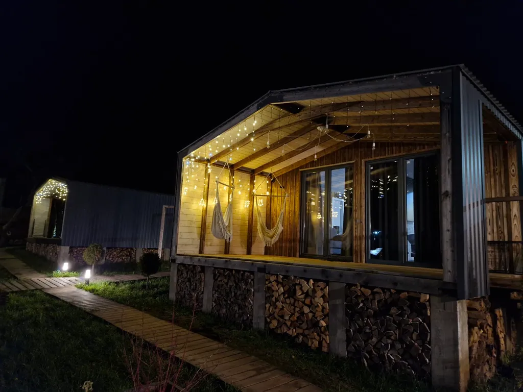 Дом с сибирским банным чаном