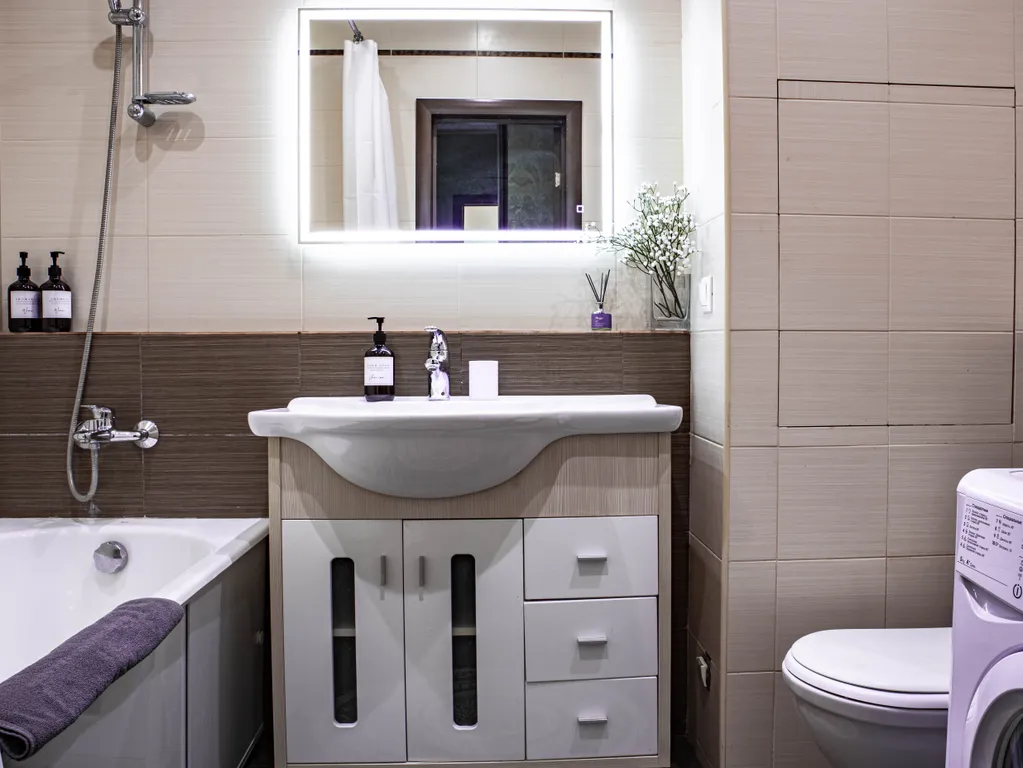 Квартира с красивым зеркалом