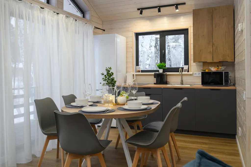 Дом в лесу с Банным чаном у озера