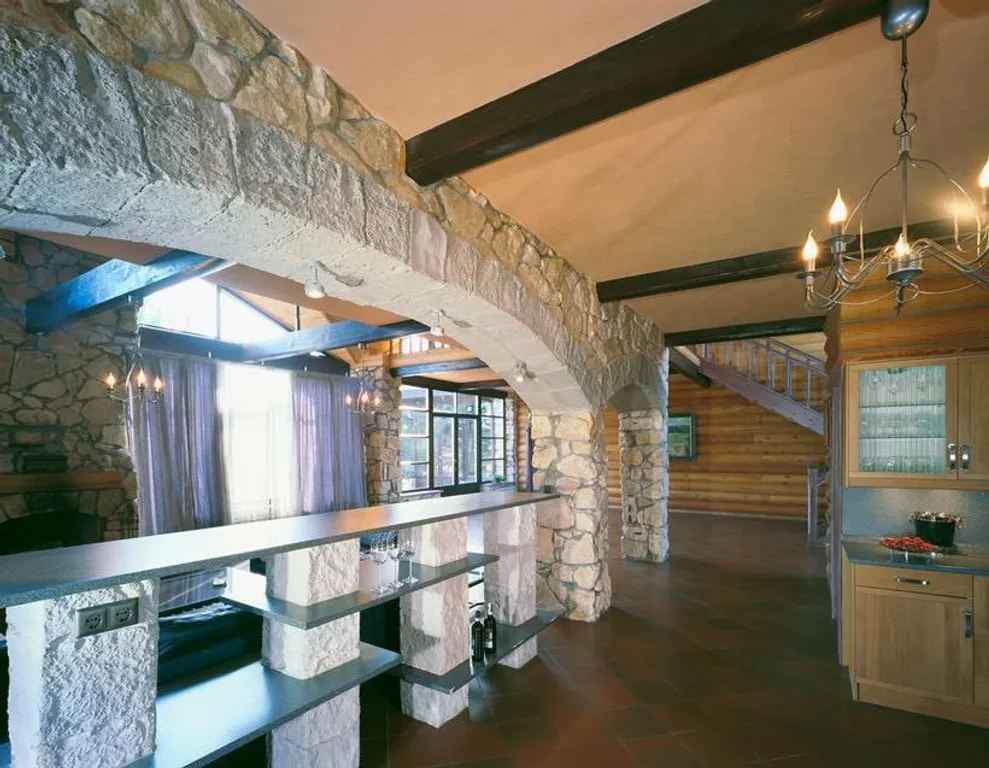 Коттедж с бассейном и сауной