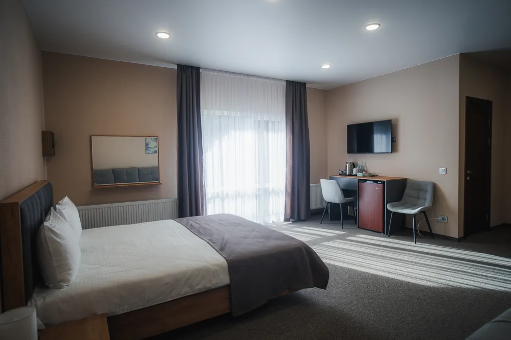 Четырехместный номер с видом на горы