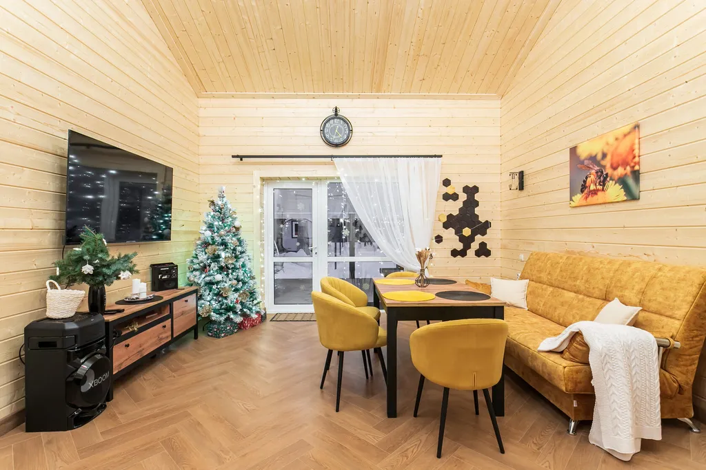 Коттедж Эко-дом Пчёлка в живописном лесу — Минино (Раменский м/о)