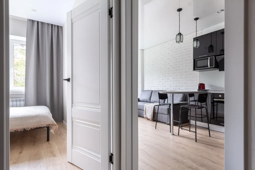 Современная и уютная квартира продуманна до мелочей