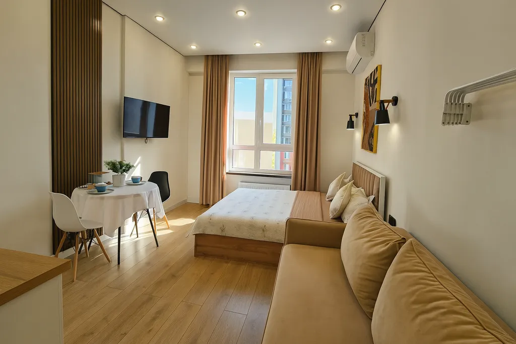 Яркая и стильная студия рядом с mega park