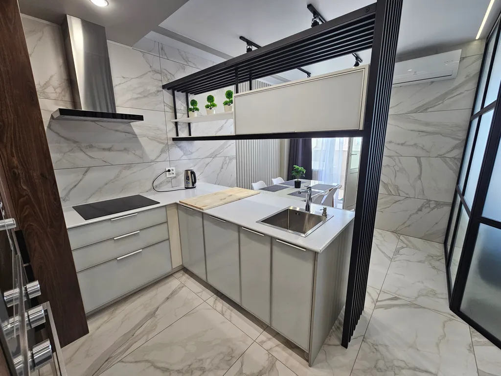 Потрясающая, современная квартира с элементами лофт у жд вокзала