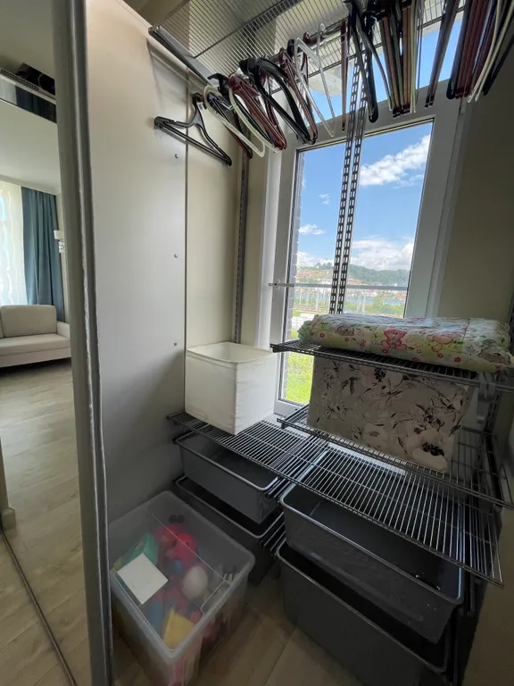 Евро-двухкомнатный апартамент Айсберг с балконом и видом на Храм