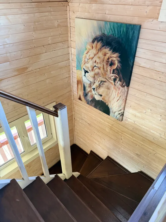 Уютный домик с баней и банным чаном, рядом с Москвой