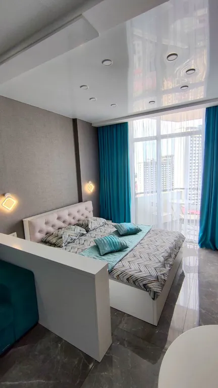 Квартира-студия у самого моря для наслаждения видом и комфортом