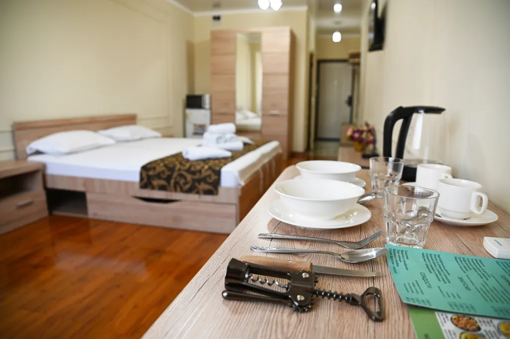 Уютный двухместный номер в центре города в ЖК Молодежный