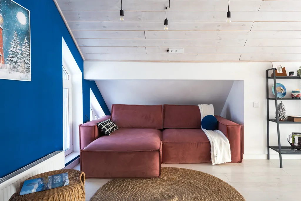 Скандинавский дом с террасой и панорамным видом на водохранилище