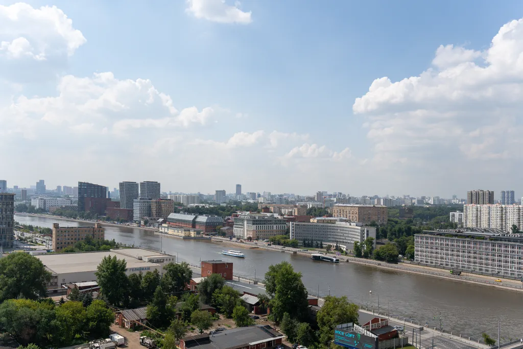 Квартира Квартира Уютная студия с панорамным видом на Московские реки — Москва
