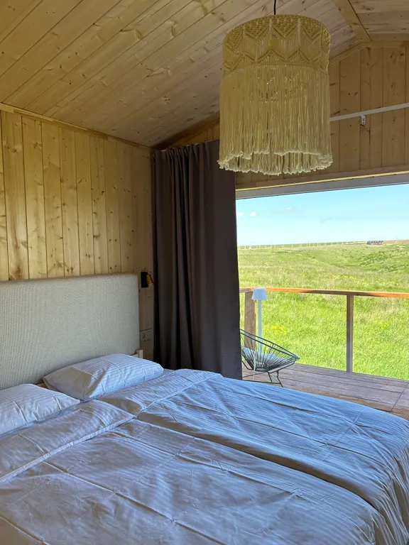 Новый barn с видом на море и виноградники