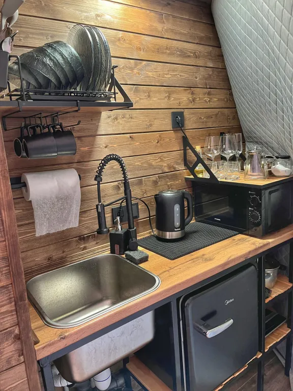 Уютная сфера в стиле лофт