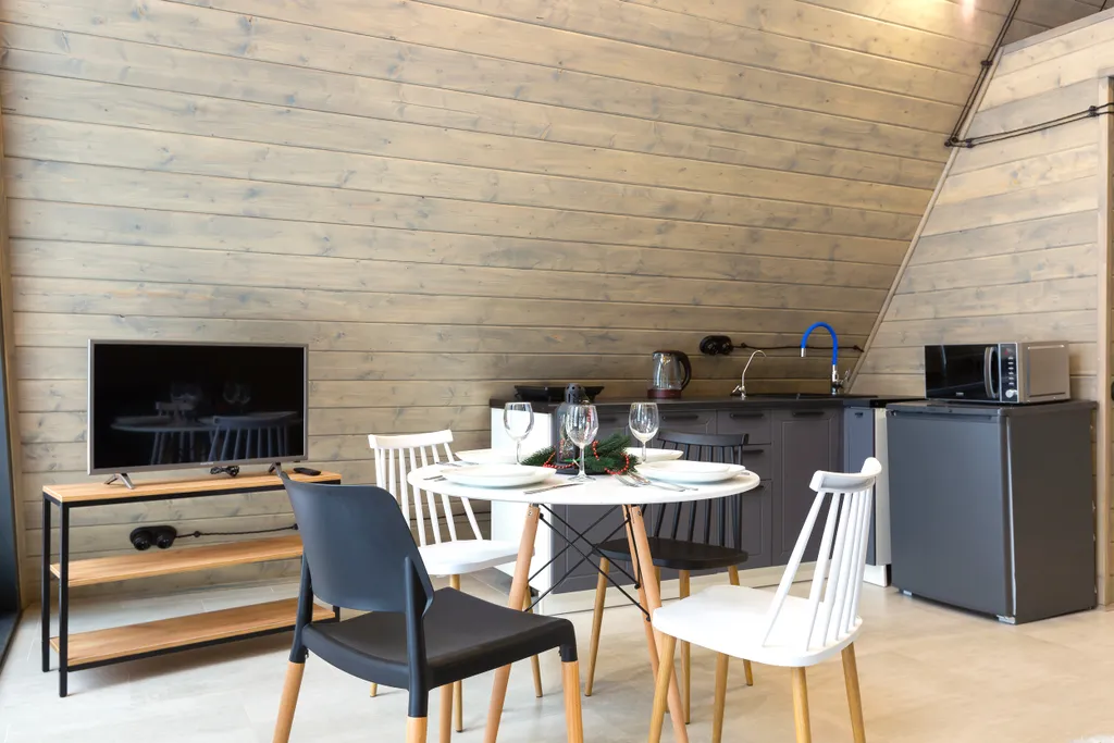 Домик 5 (A-Frame с купелью) 50 м2