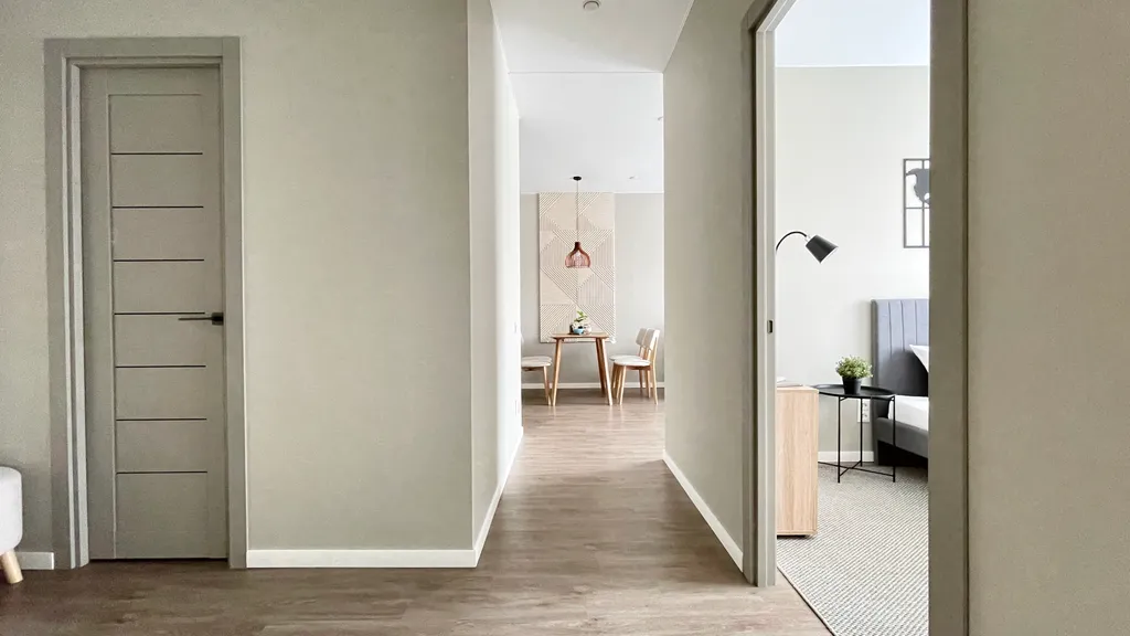 Квартира с видом на речной берег