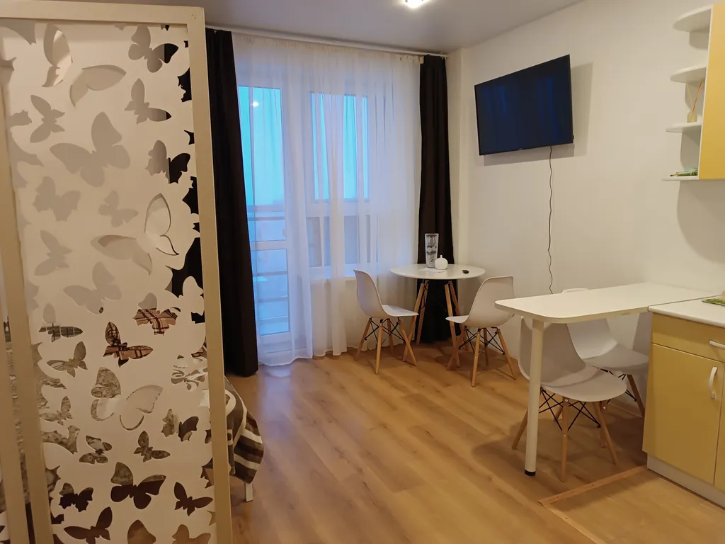 Уютная студия с видом на Волгу