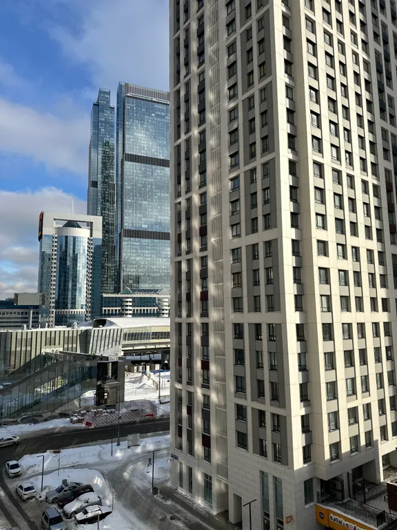 Квартира Квартира с отдельной спальней в жк headliner, вид на москва сити — Москва