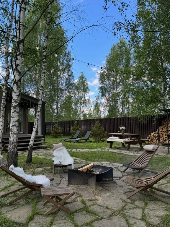 Коттедж Панорамный дом с сауной и чаном у заповедника — Семеновское