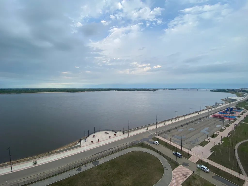 Уютная квартира с видом на набережную