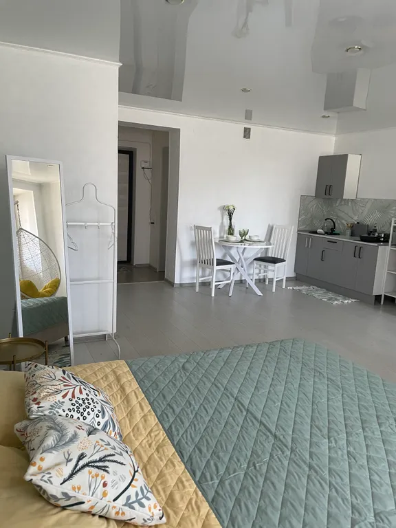 Уютная студия с видом на горы