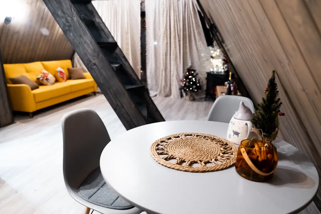 Дом А-Фрейм с террасой №3