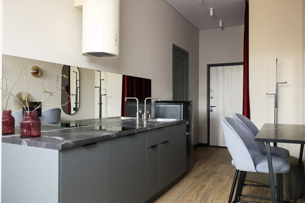 Квартира Квартира Студия с дизайнерским ремонтом. Кондиционер. БОЙЛЕР. — Гатчина