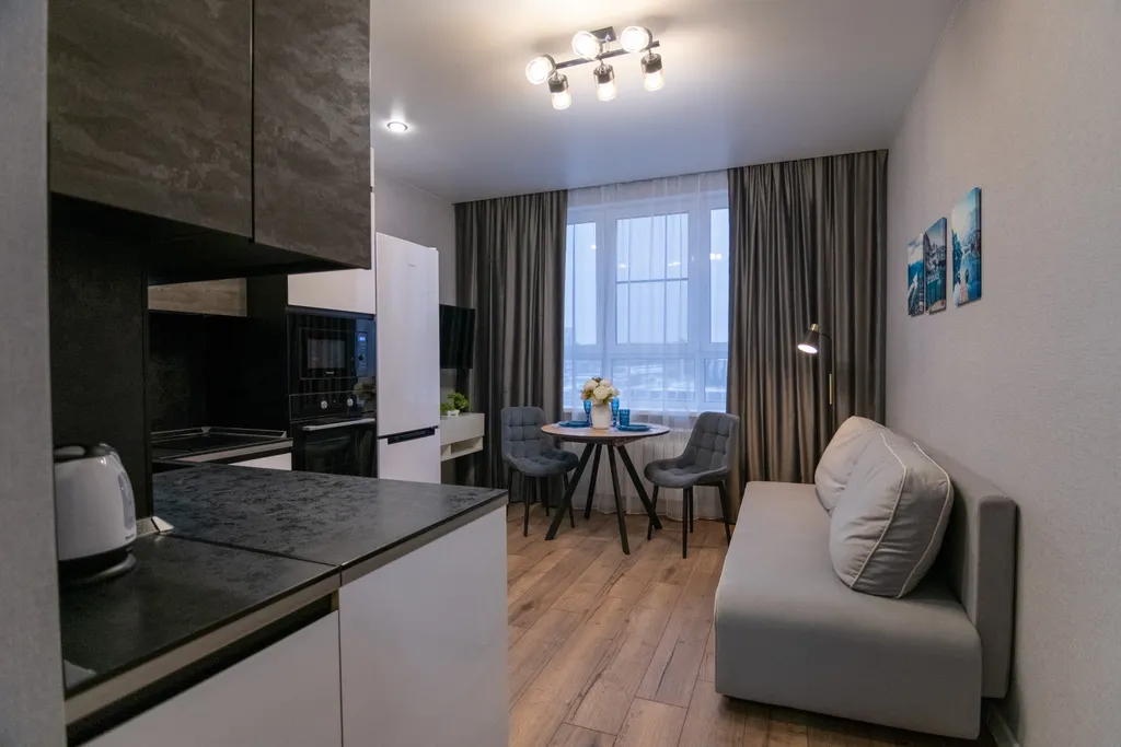 Апартаменты в новострое на троих