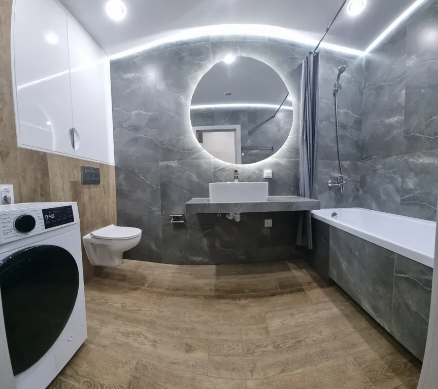 Современная студия в центре (МЖК) с кондиционером и wi-fi