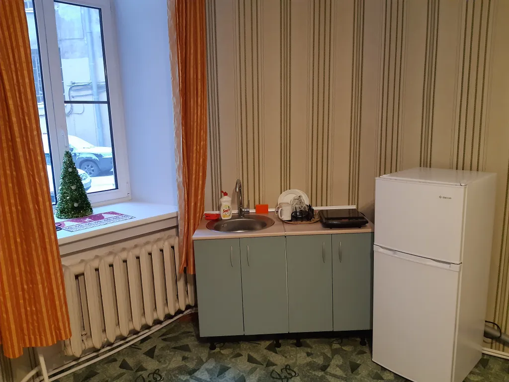 Квартира Квартира Просторная студия у горбачёвки и первого меда — Санкт-Петербург