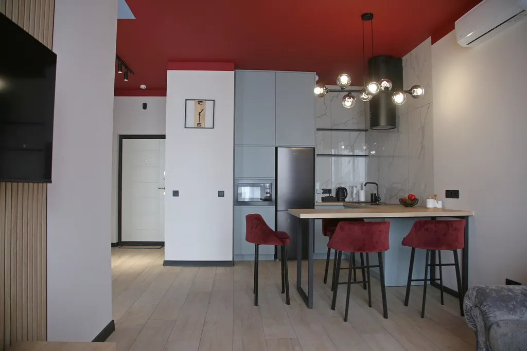 Квартира Апартаменты Дали с ягодным потолком и панорамным видом на Калининград — Калининград