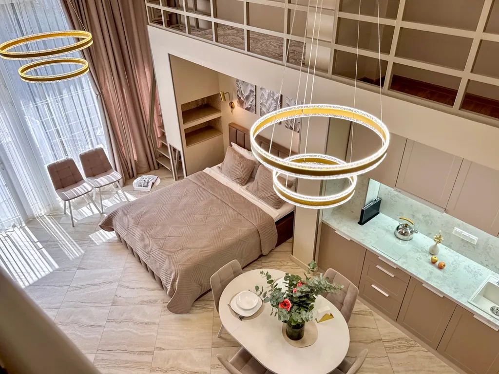 Квартира Квартира Новая двухуровневая студия | 400 м до моря — Сочи